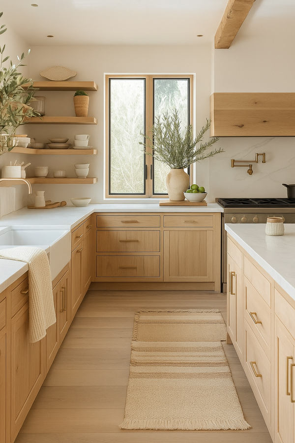 100% Organic Cotton Rustic Waffle Tea/Hand Towel - Cream