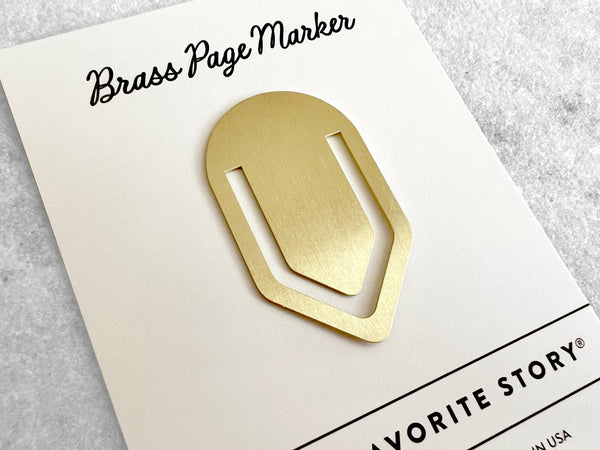 Brass Page Marker | Brass Bookmark, Arrow