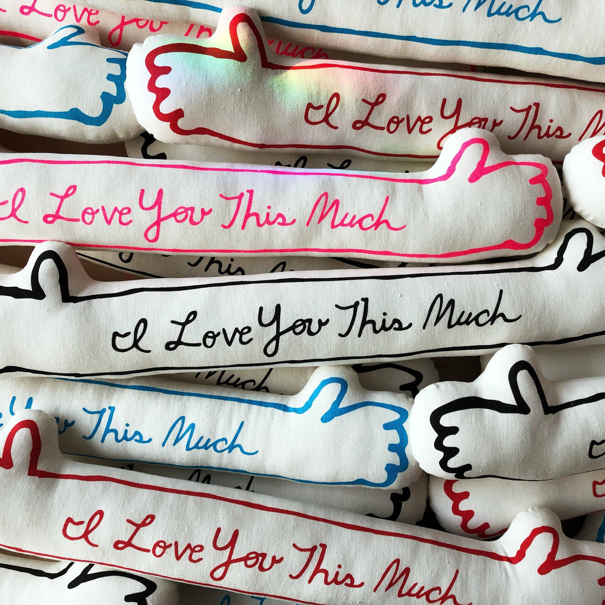 I Love You This Much - Pillow – Diddle and Zen