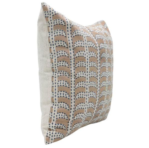 Handmade Print Linen Blend Pillow Cover - Garud
