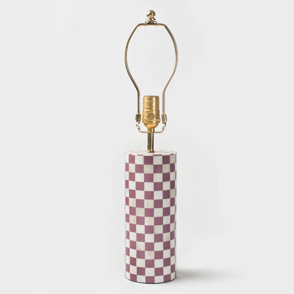 Checker Table Lamps - NEW colors
