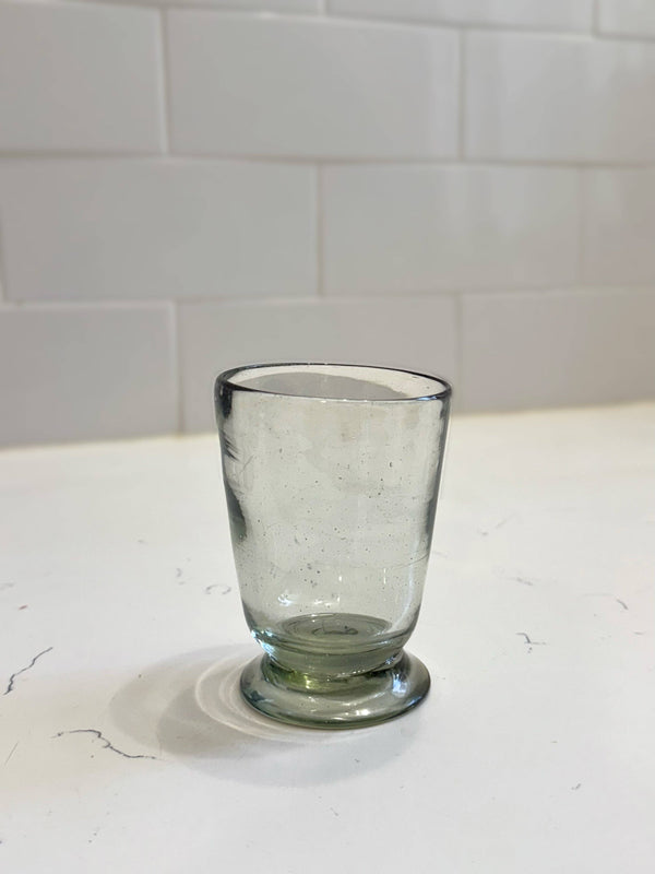 Handblown Footed Glass