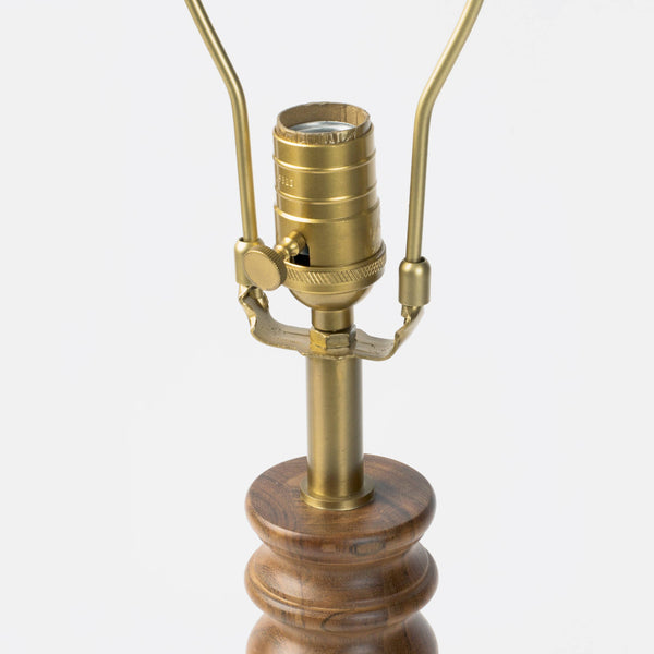 Turner Wooden Lamp Stand