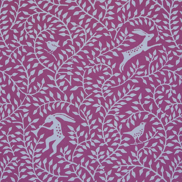 Patterned Paper Dancing Hare Violet