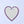 Hello -Thank You -I love you Letterpress heart shaped card