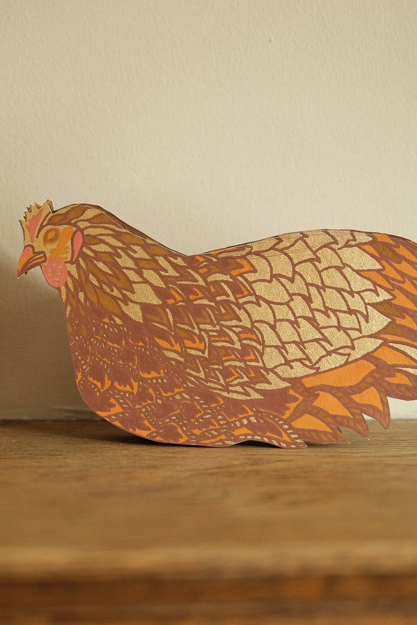 CHICKEN GREETING CARD