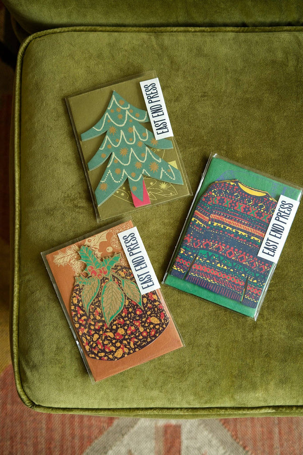 CHRISTMAS TREE CONCERTINA CARD