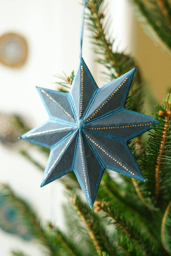 Twinkling Star Screen-Printed Board Golden Star Screen-Printed Board Decoration