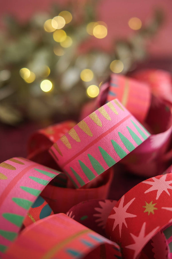 COLORFUL CHRISTMAS PAPER CHAIN KIT