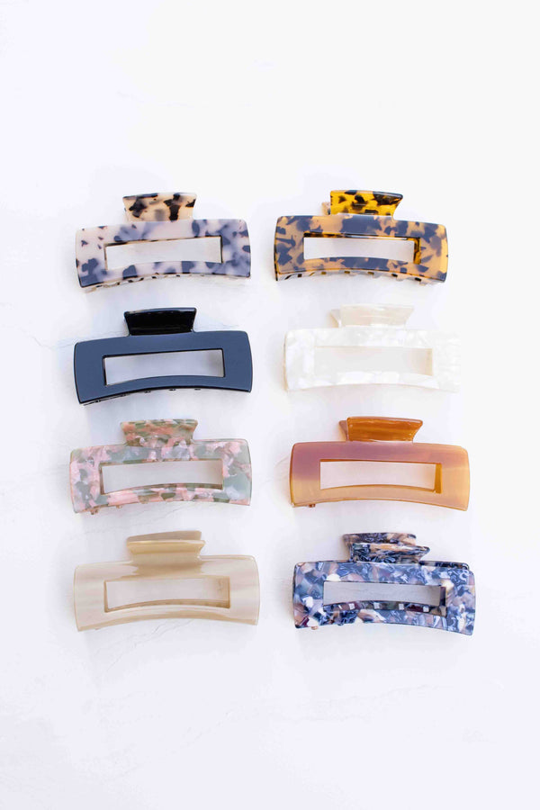 Eco Original Rectangle Hair Claw Clip