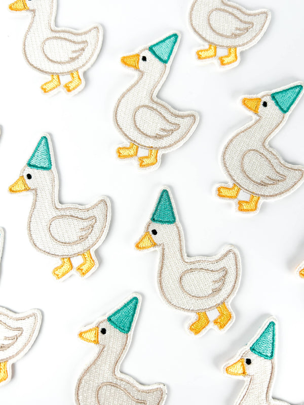 Silly Goose Embroidered Patch Funny Iron On Patch for Hats