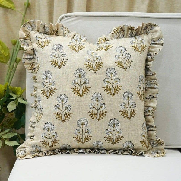 Decorative Block Print Table Pillow Cover- Rishi