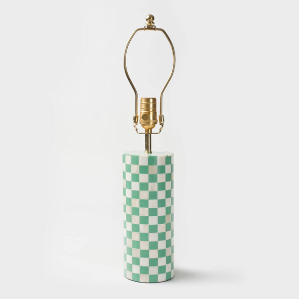 Checker Table Lamps - NEW colors