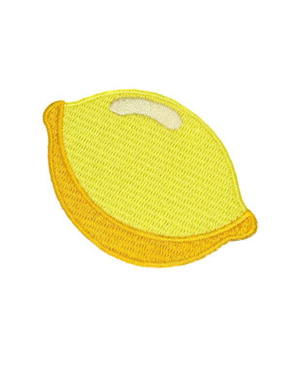 Lemon Embroidered Patch Citrus Fruit Patch Yellow Iron Food