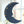 LARGE MIDNIGHT MAN ON THE MOON BOARD DECORATION