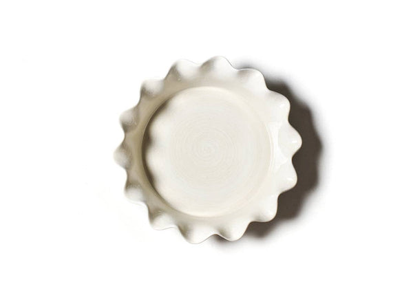 Signature White 9 Ruffle Pie Dish