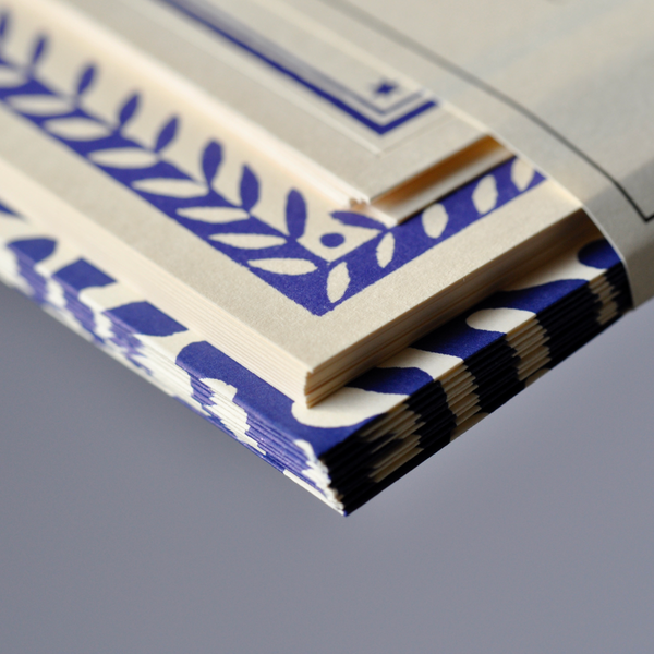 Set of Notecards and Envelopes Kelp French Ultramarine