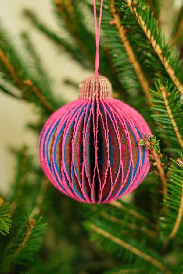 PINK BAUBLE HONEYCOMB