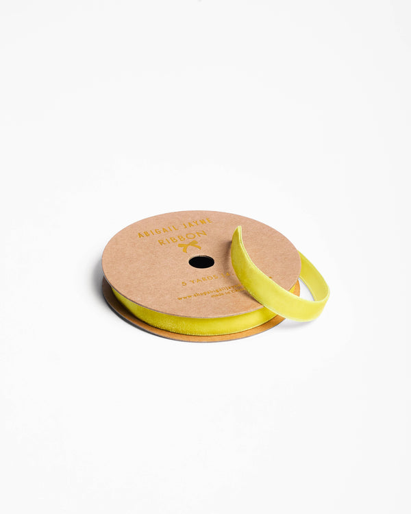 Velvet Ribbon - Chartreuse