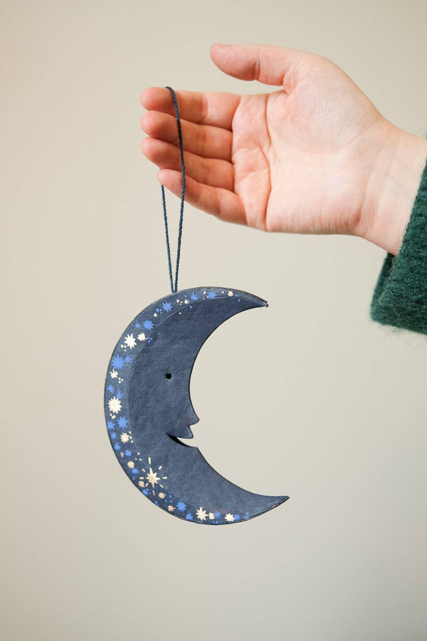 MIDNIGHT MAN ON THE MOON BOARD ORNAMENT