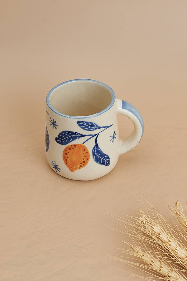 Lemon Coffee Mug- Yellow ,  3.5 X 3 Inches