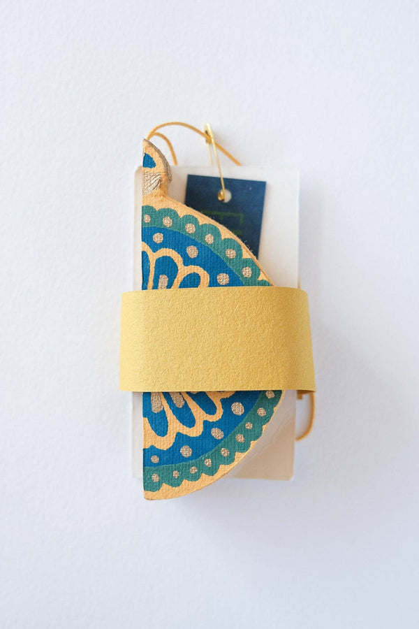 YELLOW BAUBLE HONEYCOMB