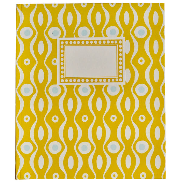 Large Hardback Notebook Persephone Mustard (Plain)
