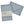 Packet of Ten Patterned Envelopes Little Stars Faded Denim