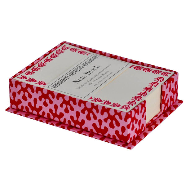 Note Holder in Kelp Raspberry Ripple