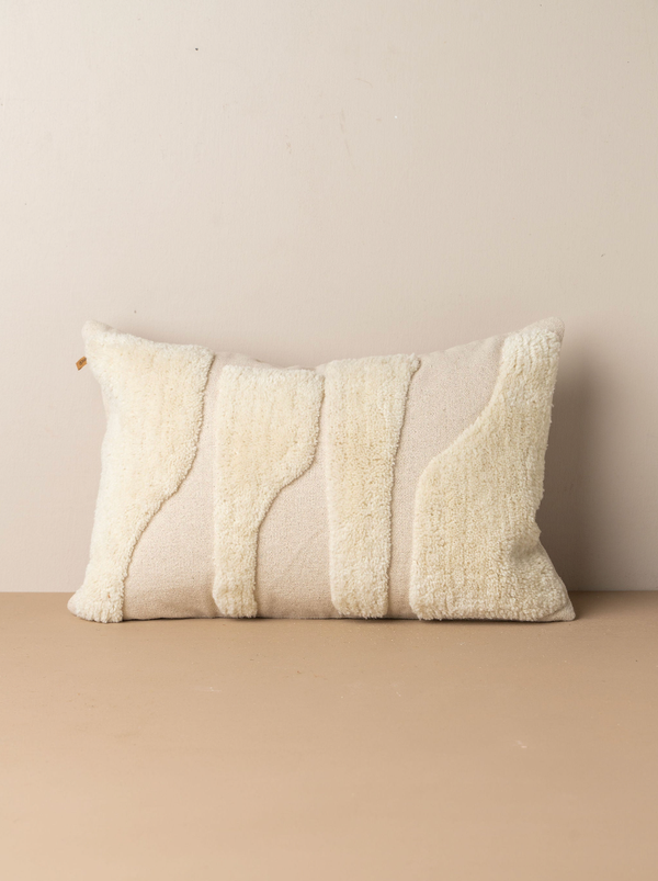 Abstract Cushions - Ivory