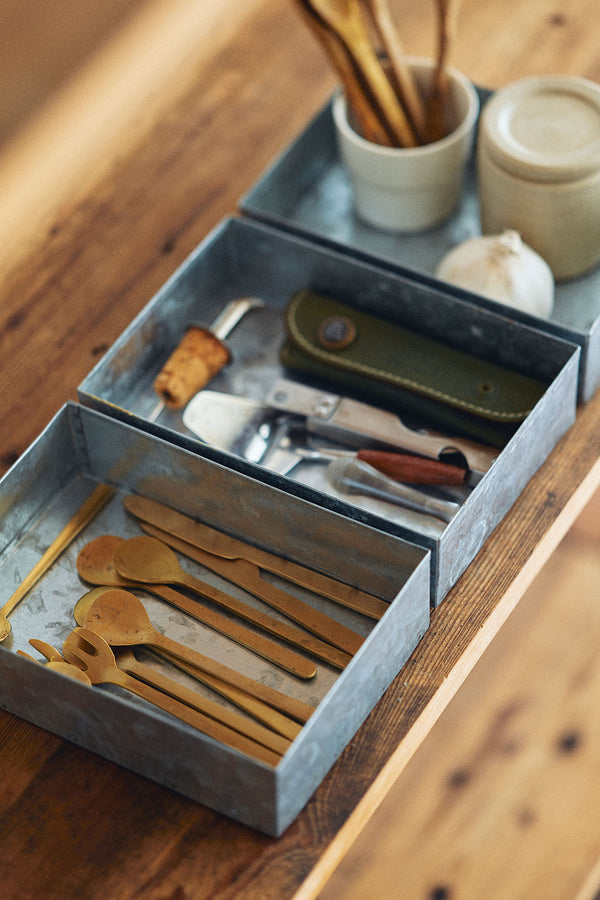 Card Box - Metal Organizer