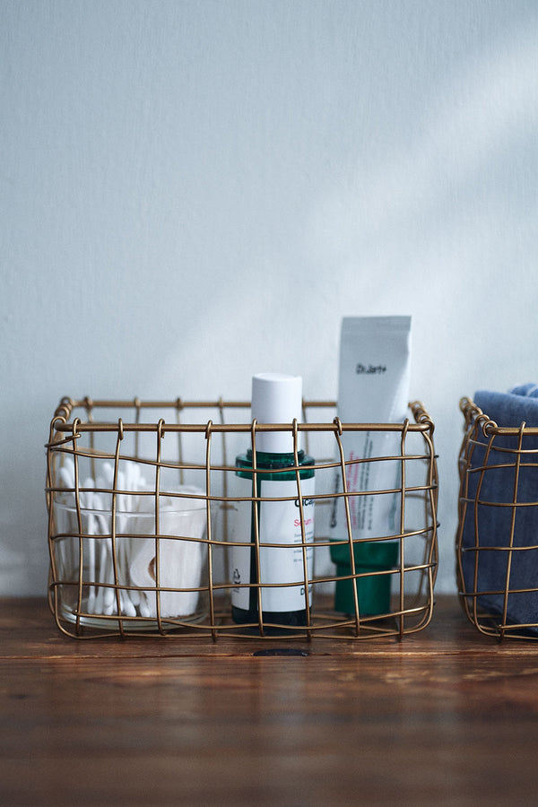 Iron Wire Basket Rectangle