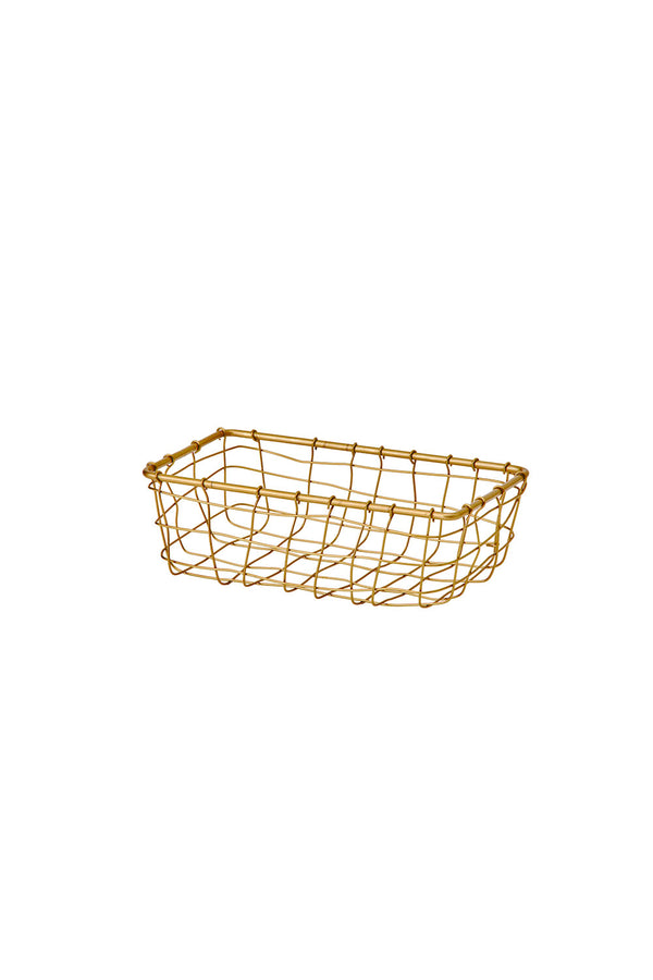 Iron Wire Basket Rectangle (S)