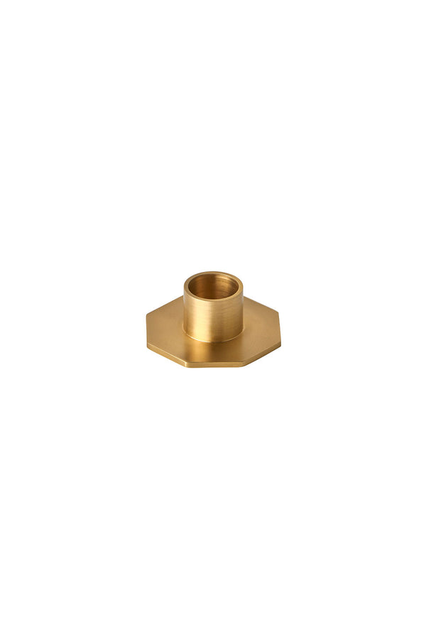 Brass Candleholder Octagon