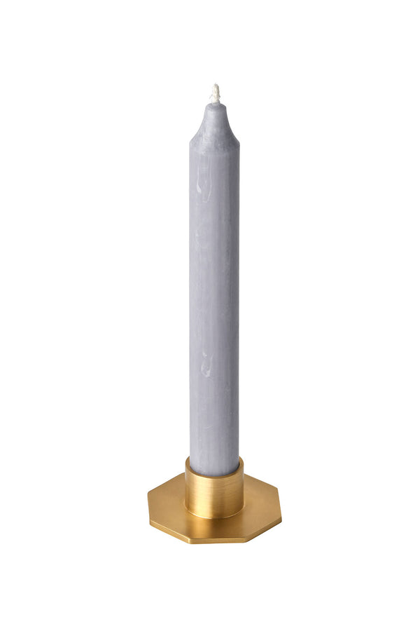 Brass Candleholder Octagon