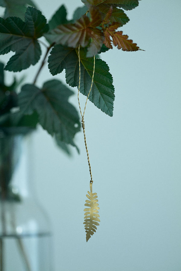 Brass Leaf Ornament (J)