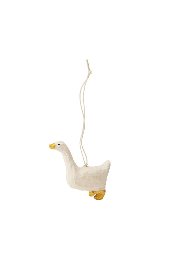 Paper Mache Duck Ornament