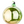 Glass ornaments gold/deep green