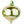 Glass ornaments gold/deep green