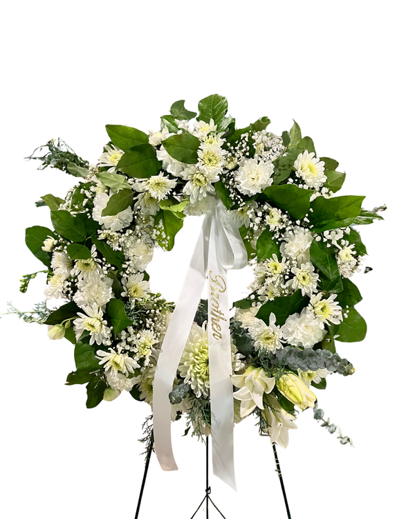 Standing Floral Wreath