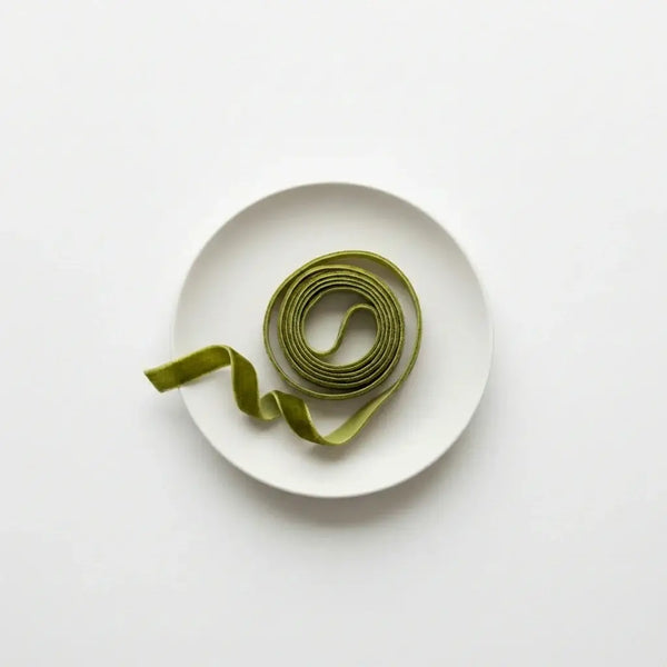 Velvet Ribbon - Moss