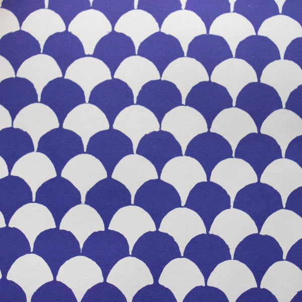 Patterned Paper Clamshell French Ultramarine