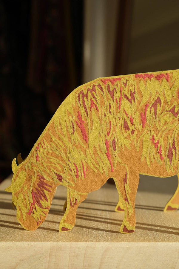 HIGHLAND COW GREETING CARD
