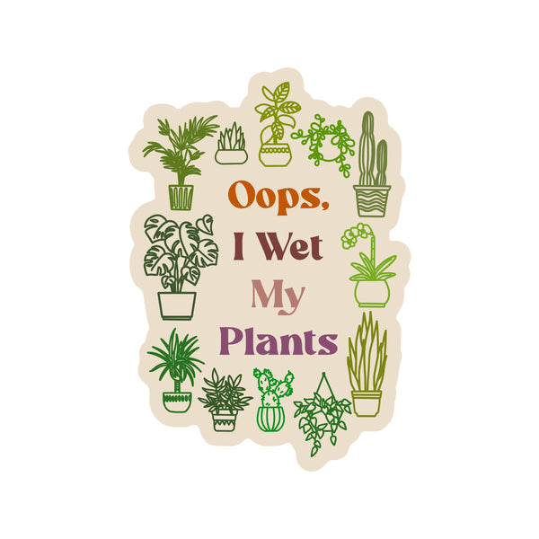 Plants Gardening Cactus Funny High Quality Vinyl Sticker