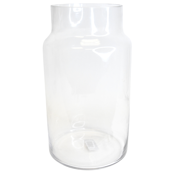 London Glass Milk Pail Vase (LONDON)