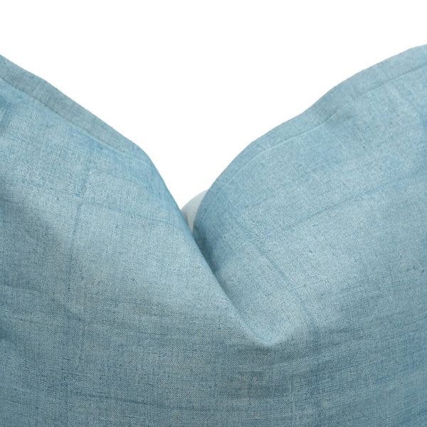 Hand Block Print Thick Linen Oxford Pillow Cover – Solid