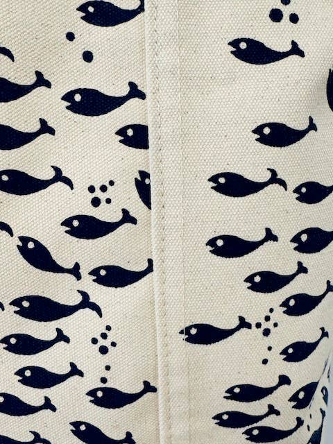 Satchel Bag in FISHING in Navy