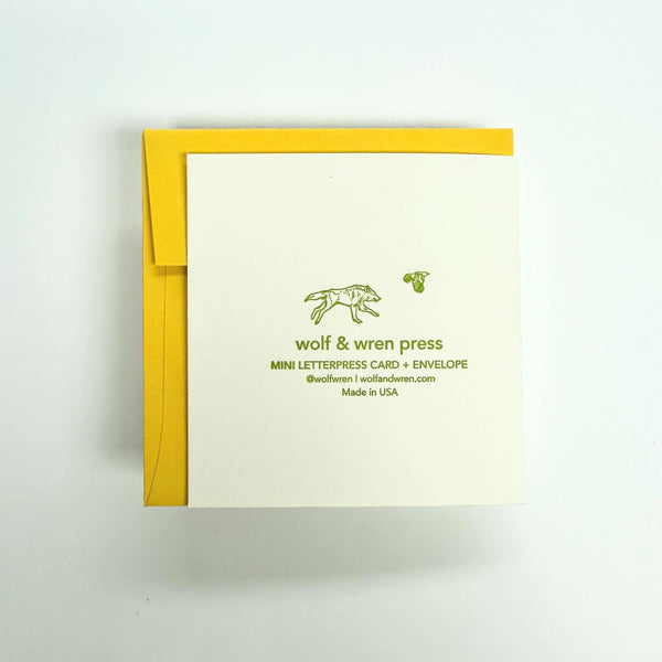Snail Hi Mini Card