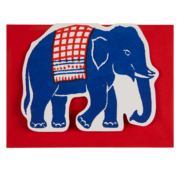 Elephant | Cut-Out - Greeting Card