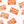 Orange Game Day Embroidered Iron-On Patch Football Tailgate
